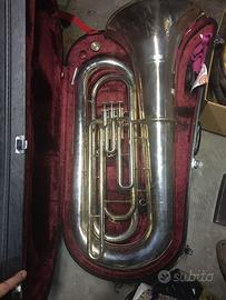 Tuba YAMAHA YBB  201S Sib BB silver argentata