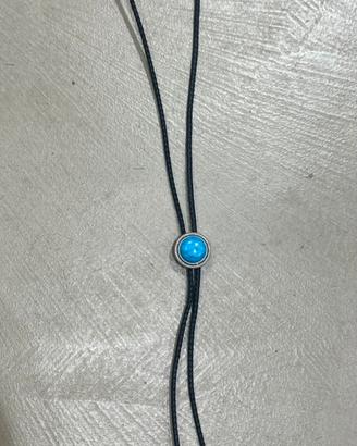 Collana Bolo Tie turchese