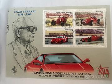 Francobolli Enzo Ferrari 1998