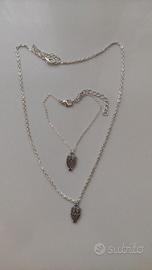 Collana+Braccialetto “Gufo” abbinati Hand Made