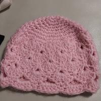 Cappello in lana rosa