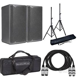 Coppia DB Technologies Opera 10 con stativi, cavi