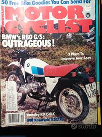 rivista MOTOR CYCLIST dicembre 1980
