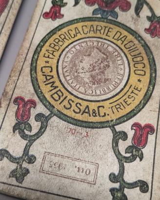 Lotto 49  carte Piemontesi Cambissa anni 30