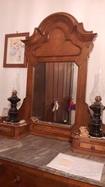 Specchiera Noce Italiano primi 900