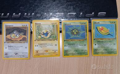 Carte Pokémon set Neo Discovery prima edizione