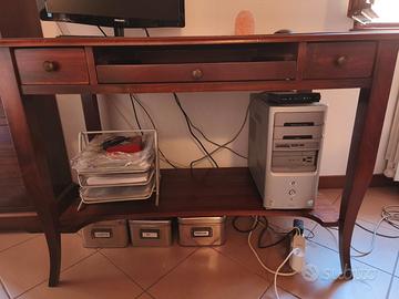 Scrittoio in legno massello 