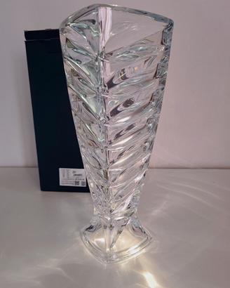 Elegante vaso in cristallo 