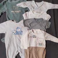 abbigliamento neonato autunno/inverno 1 mese 