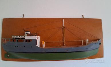 QUADRO BARCA LEGNO  3D