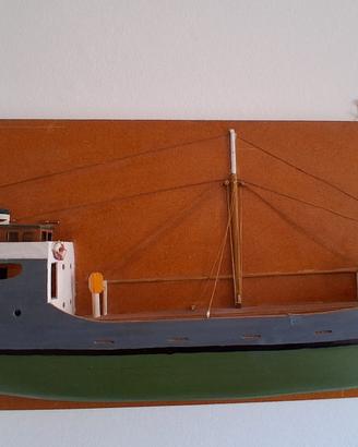 QUADRO BARCA LEGNO  3D