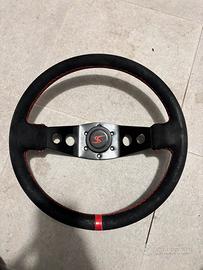 volante sportivo a calice scamosciato