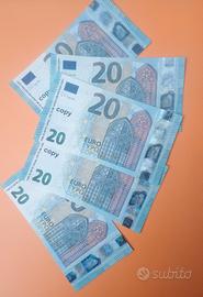 Set 20€ Prop Money 