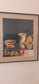 olio su tela d'epoca dipinto con cornice
dim