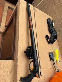 pesca sub  carbon calibro 12 oleopneumatico 90