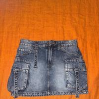 Gonna cargo di jeans bershka