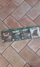 giochi xbox (4 call of duty)