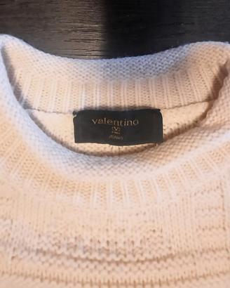 Maglione uomo VALENTINO. Bianco