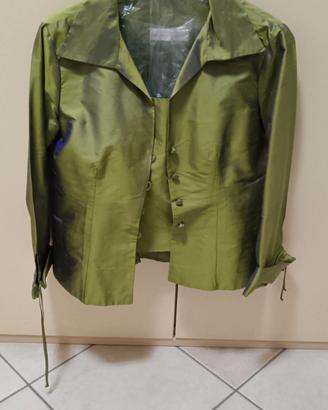 Giacca e top eleganti seta chantung