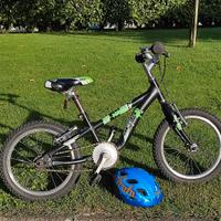 Bicicletta 16 e casco