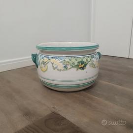 Porta vaso ceramica Fiorentina originale