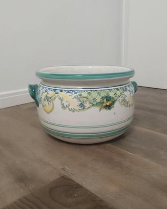 Porta vaso ceramica Fiorentina originale