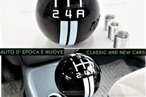 POMELLO Leva Cambio NERO Auto Nuove Epoca 5 MARCE