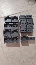 Placche (32) e frutti ABB ELOS SMART NERE