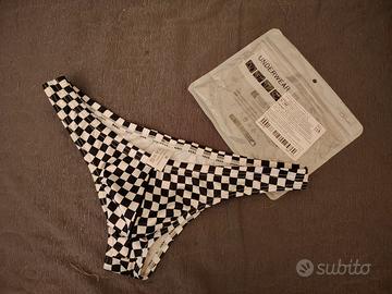 Slip uomo a scacchi nuovo mai utilizzato