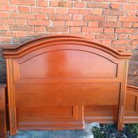 2 strutture letti 1 piazza e mezza in legno 