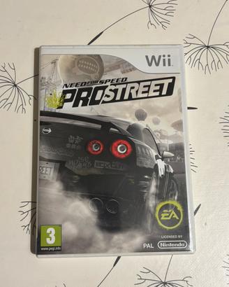 Wii gioco Need for speed Pro Street