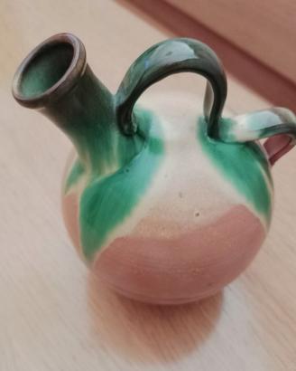 Vaso vintage  in terra cotta smaltata