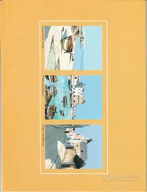 Cartellina litografie Aldo Riso senape