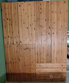 Armadio con cassettiera