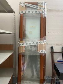 Infissi in legno e vetro termico molato