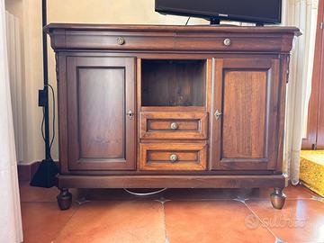 Mobile sala in legno stile classico