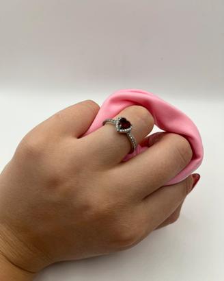 ANELLO PANDORA CUORE ROSSO