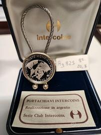Portachiavi Argento 825 - mondiali '90
