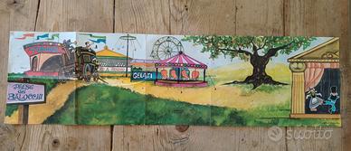 Poster scenario Plasteco Pinocchio Mio Disney 