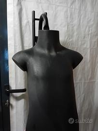 Manichino busto bambino con piantana