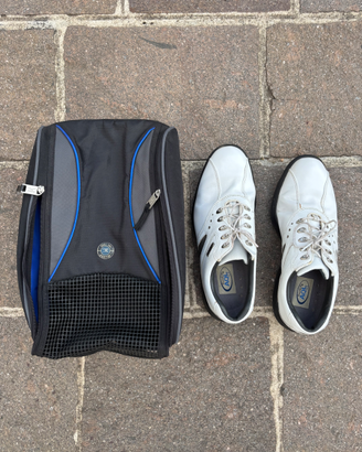 Scarpe golf Footjoy taglia 42 con borsa