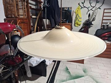 Lampadario piatto Murano vintage 70cm