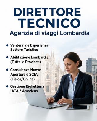 Direttore Tecnico agenzia viaggi