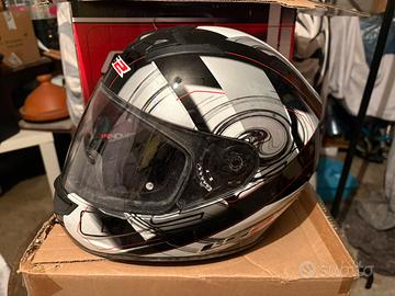 Casco integrale LS2 FF351 Action White Silver