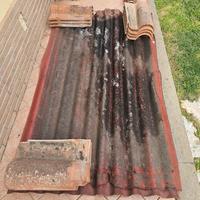 lastre da copertura ondulate rosse 