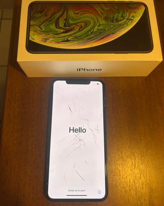 iPhone Xs Max Space Gray 256gb danneggiato