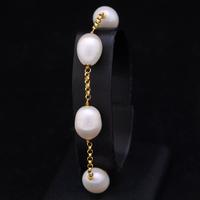 BRACCIALE IN ORO GIALLO 18 KT 750 CON PERLE