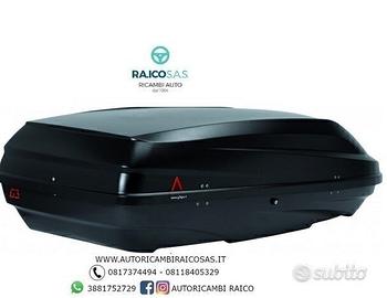 BOX BAULE PORTATUTTO BICUBE 400 NERO OPACO MARCA G