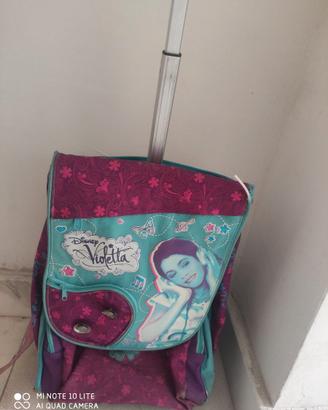 Zaino trolley bambina Violetta