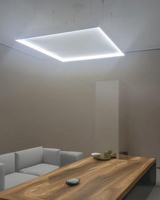 lampadario moderno, sospensione led+riscaldamento